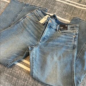 Express 70’s Mid Rise Flare Jeams